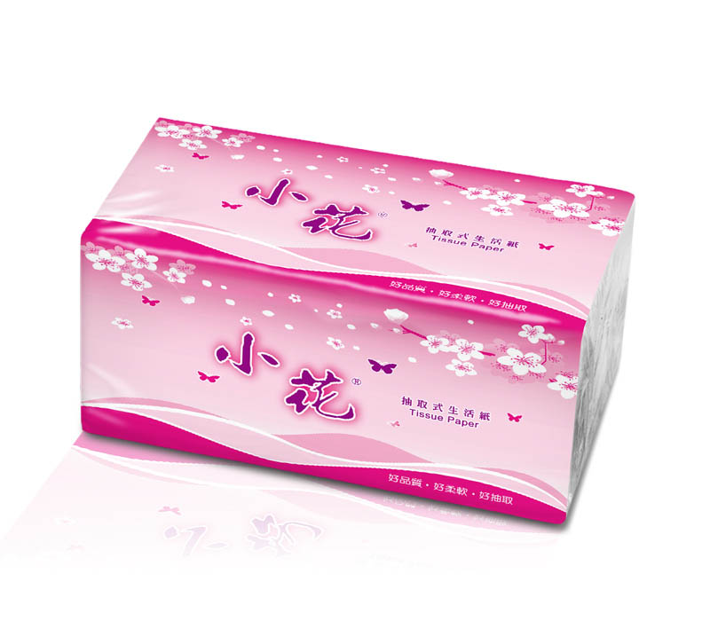 小花抽取式生活紙 SF-288